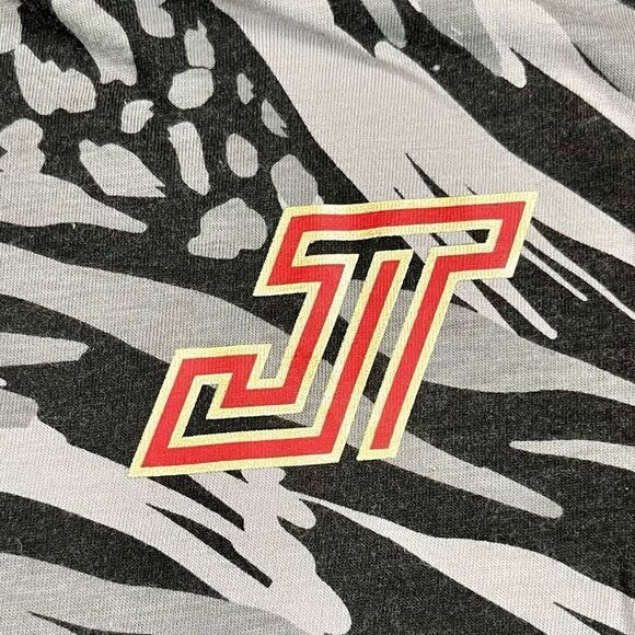 Jordan Tatum Zoo Black White Tee Shirt Large 12-13 - Picture 6 of 11